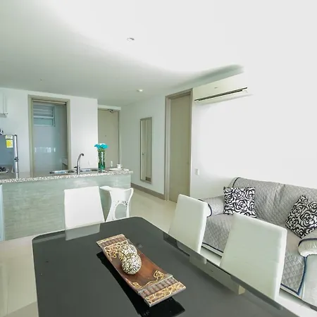 Palmetto 1204 Sea View Bocagrande Apartamento
